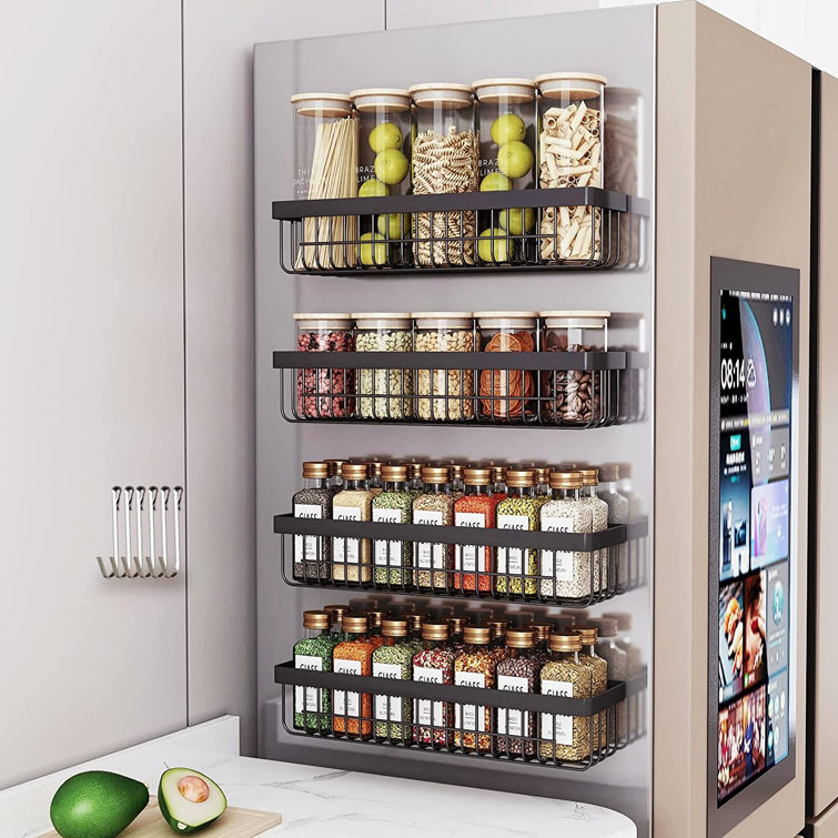 Door mounted cheap spice rack organizer